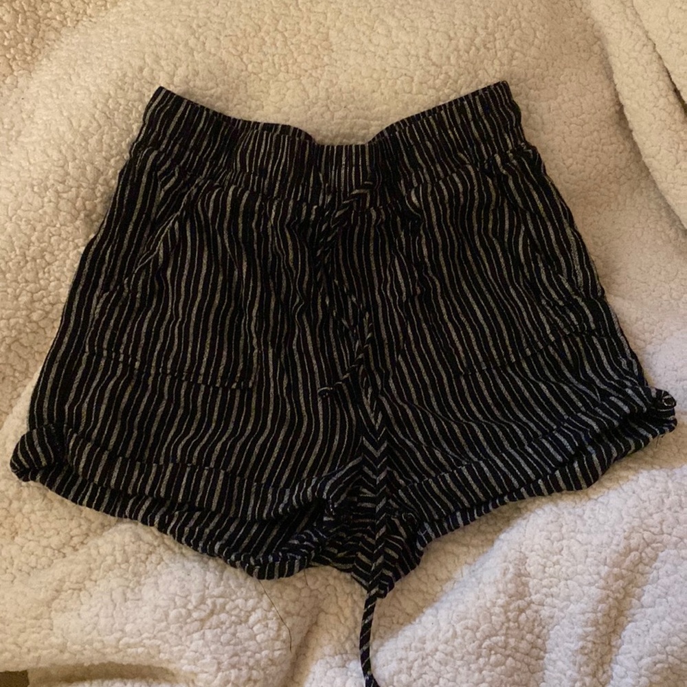 striped shorts
